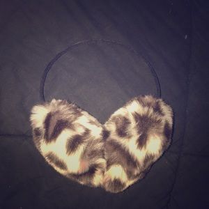 Victoria’s Secret PINK Leopard Print Earmuffs